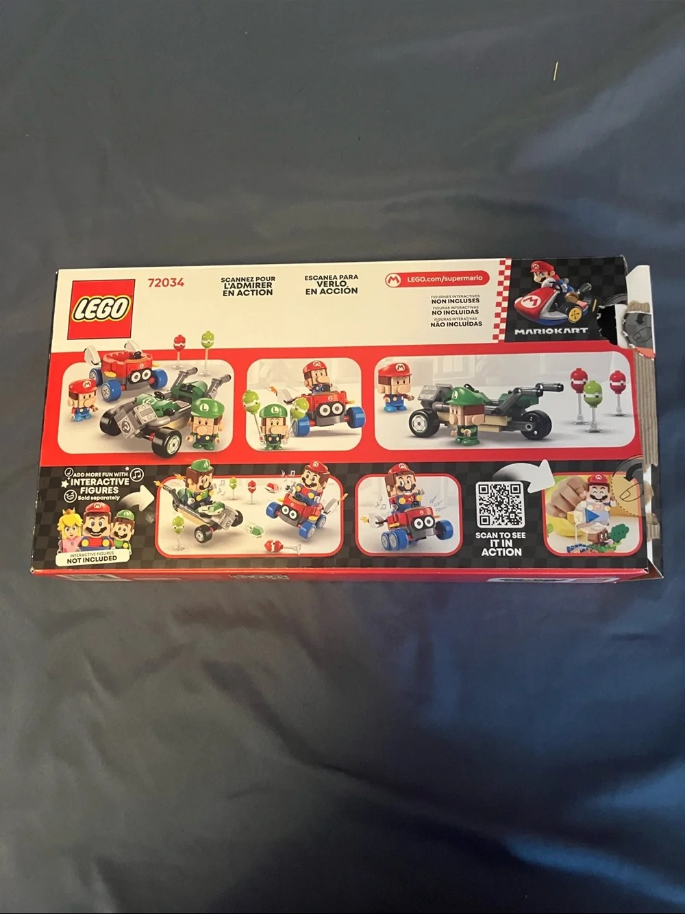 Lego partially opened